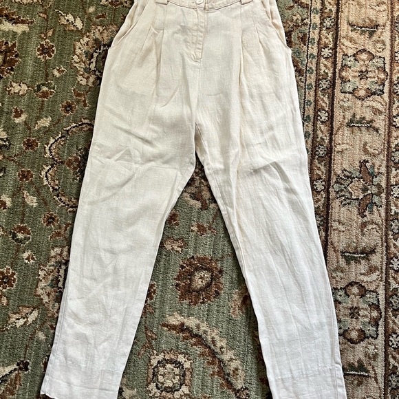 Deadstock American apparel linen trousers - Picture 2 of 3